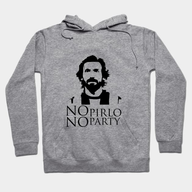 NO Pirlo NO Party Hoodie by santymartinez8